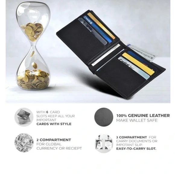 Leather Bifold Wallet
